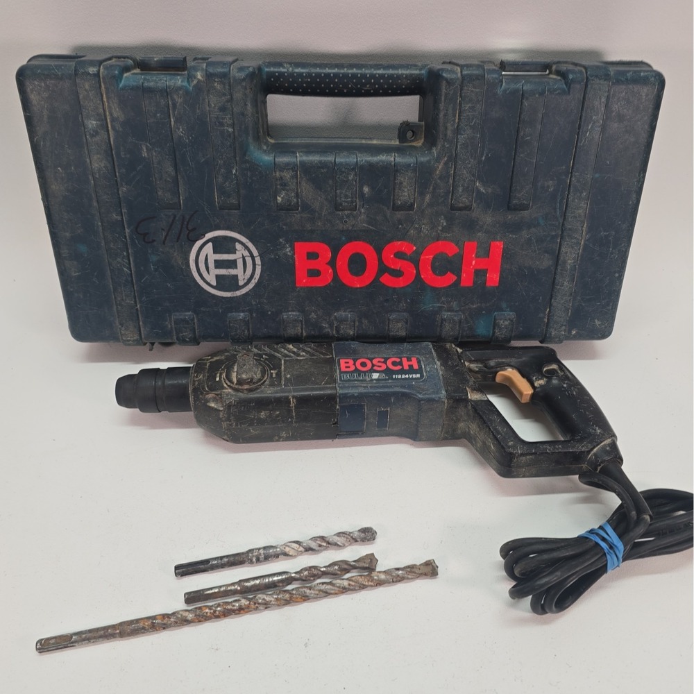 Bosch Bulldog Hammer Drill 11224VSR w/Case Tested Working
